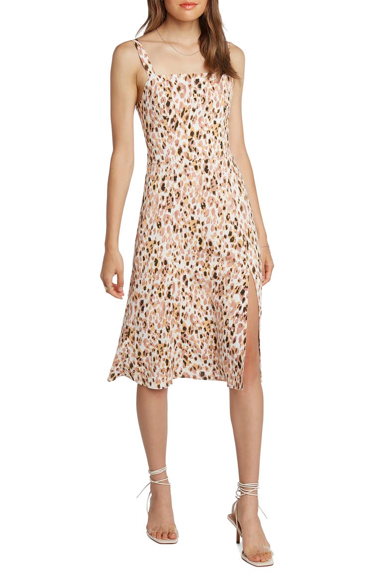 Heather Sleeveless Dress, Main, color, GRAPEFRUIT
