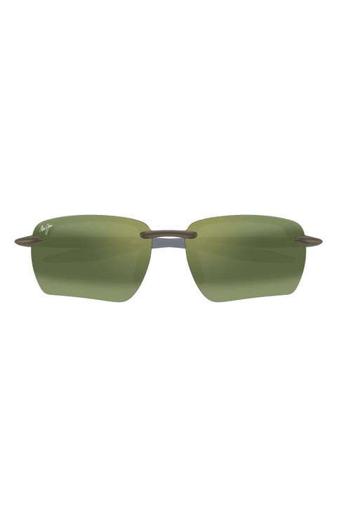 Ho’okipa Ultra G 65mm Oversize PolarizedPlus2® Rectangular Sunglasses
