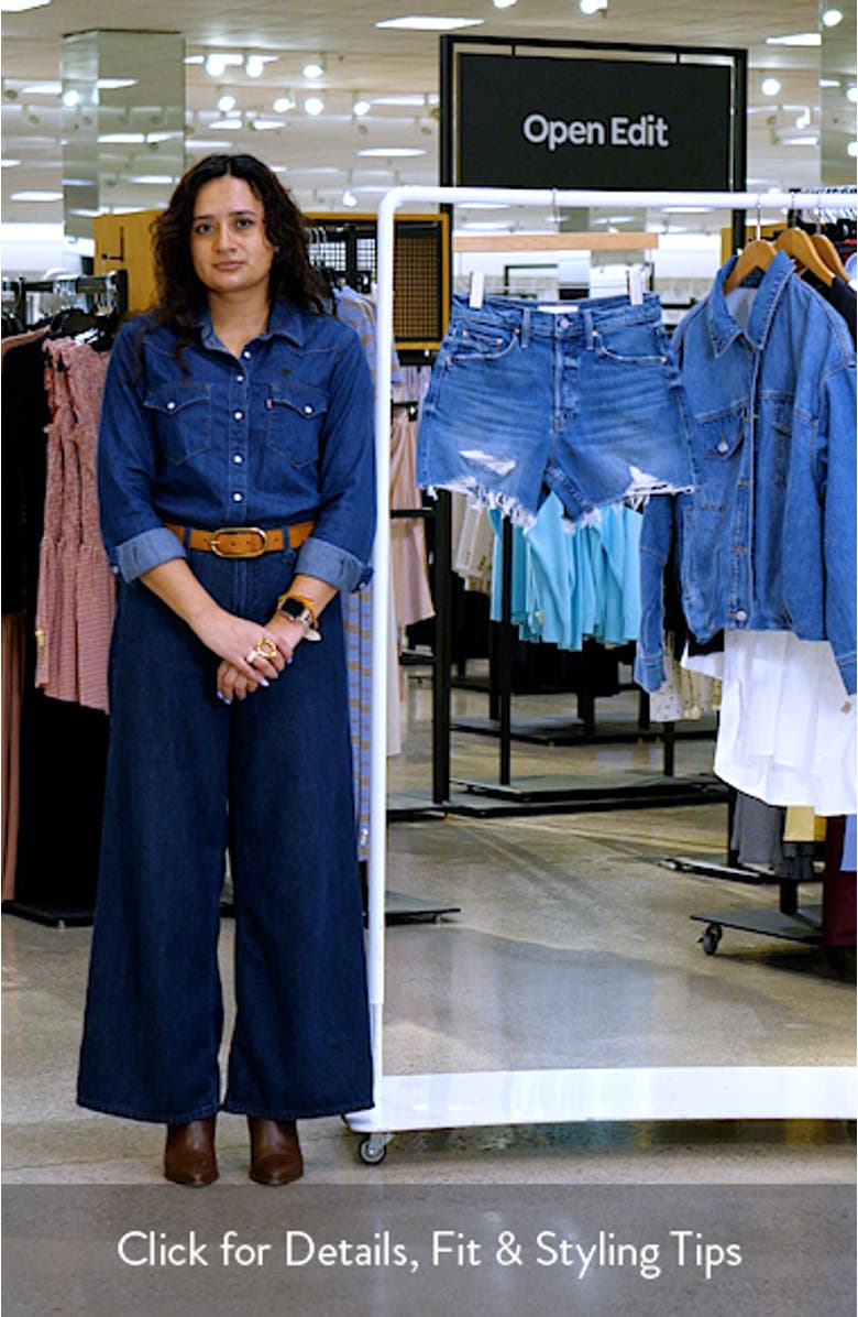 The Skipped Distressed Denim Shorts, sales video thumbnail