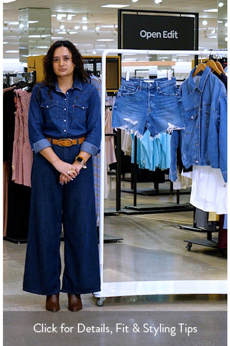 The Skipped Distressed Denim Shorts video