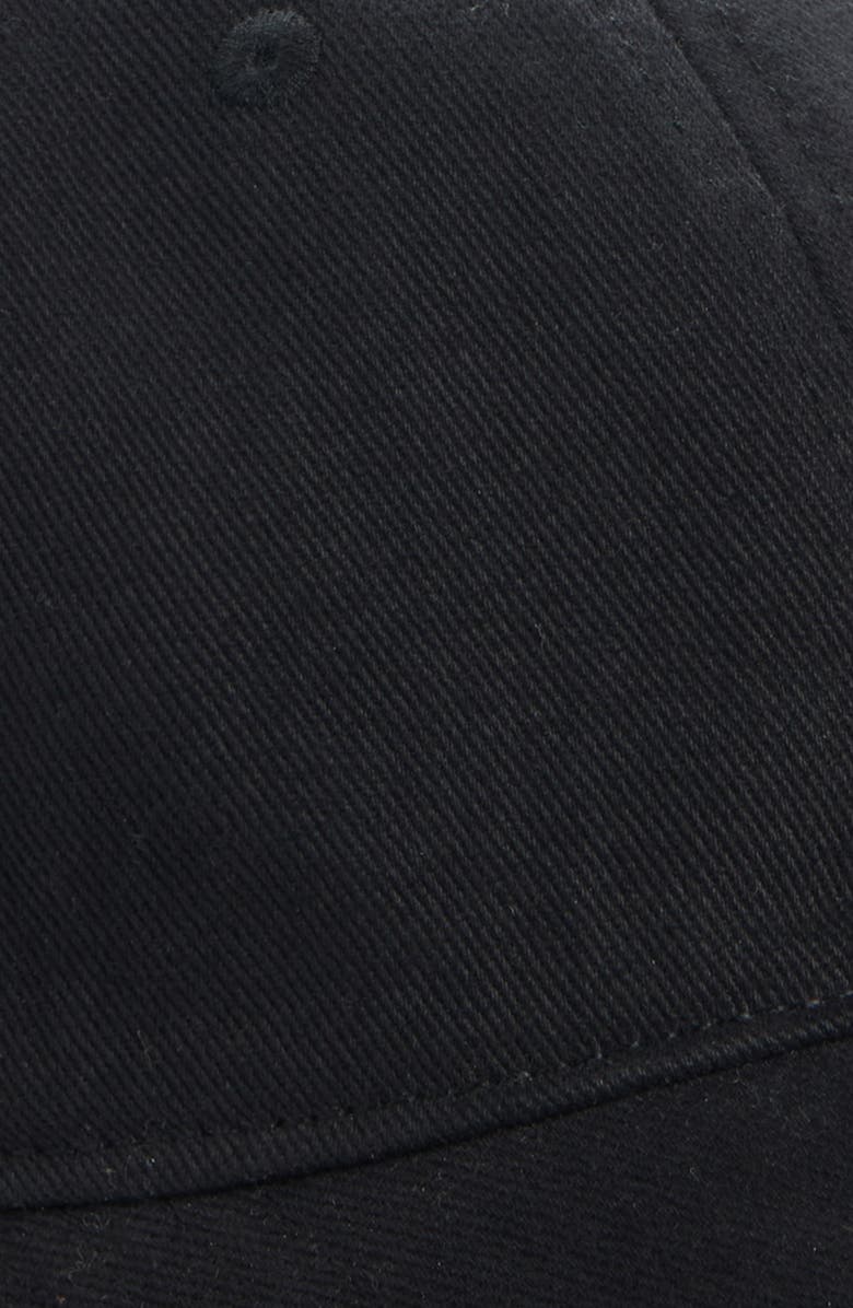 Acne Studios Carliy Embroidered Back Logo Adjustable Baseball Cap, Alternate, color, Black