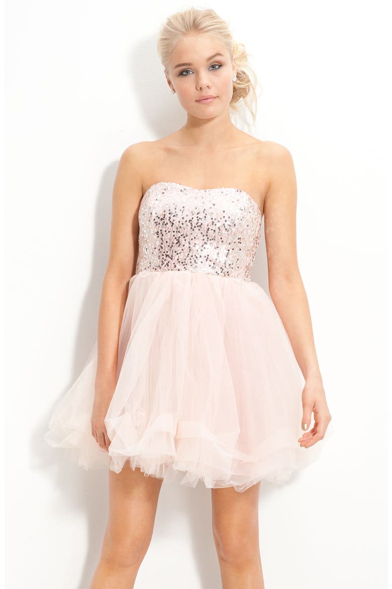 'Ballerina' Dress, Main, color, PINK