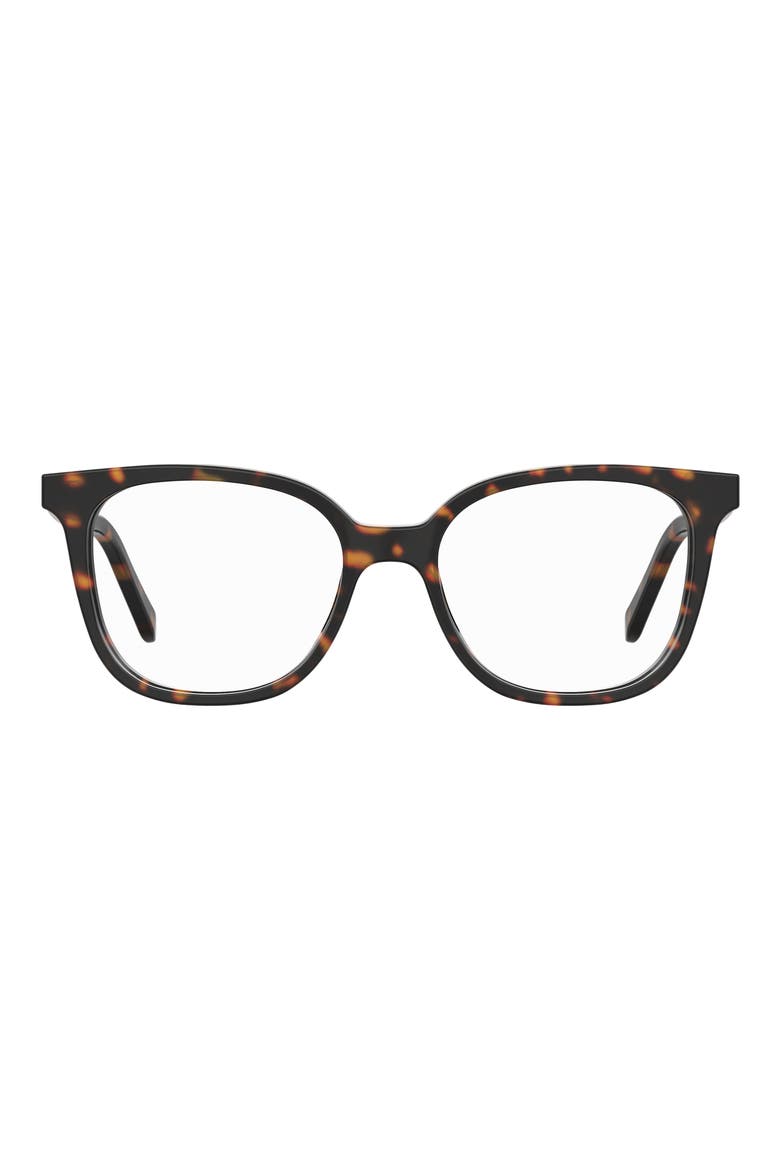 Rome/O 50mm Rectangular Reading Glasses, Main, color, HAVANA
