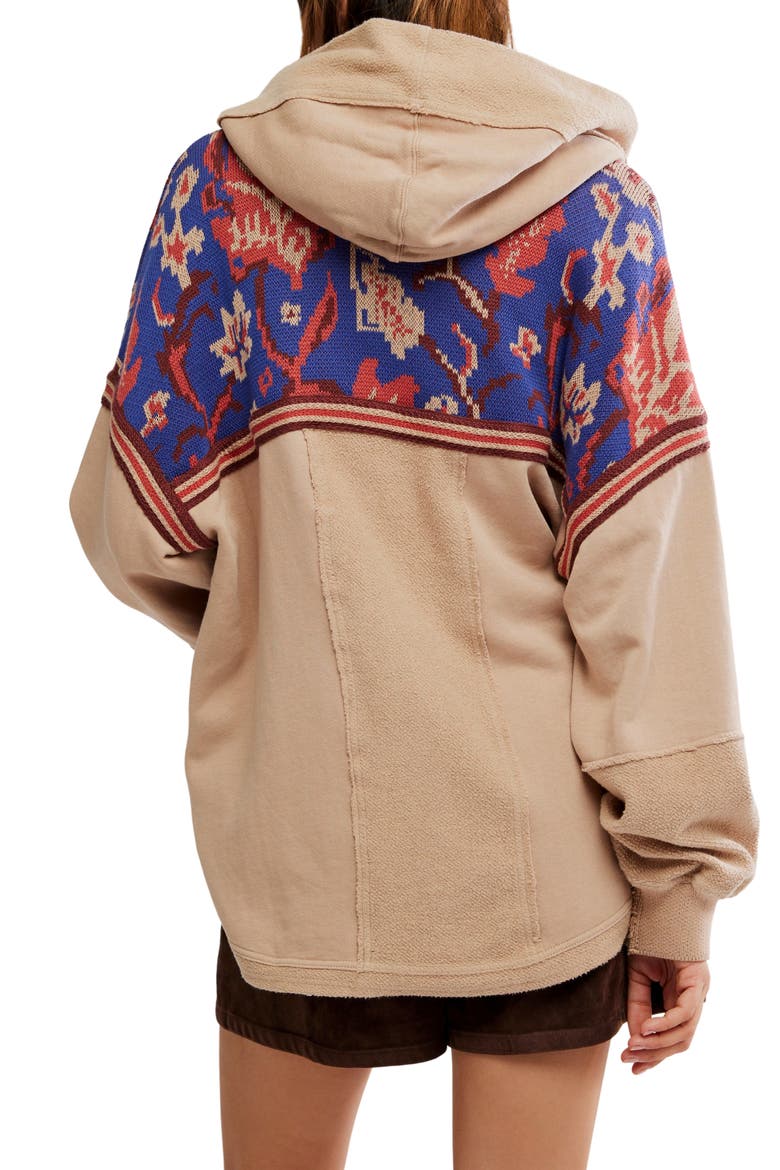 Bowery Hooded Sweatshirt, Alternate, color, SUMMER SAND