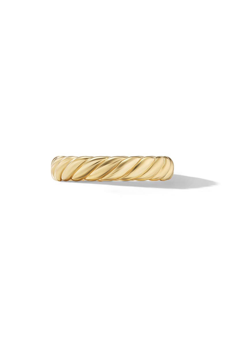 Sculpted Cable Band Ring, Alternate, color, 18K YELLOW GOLD