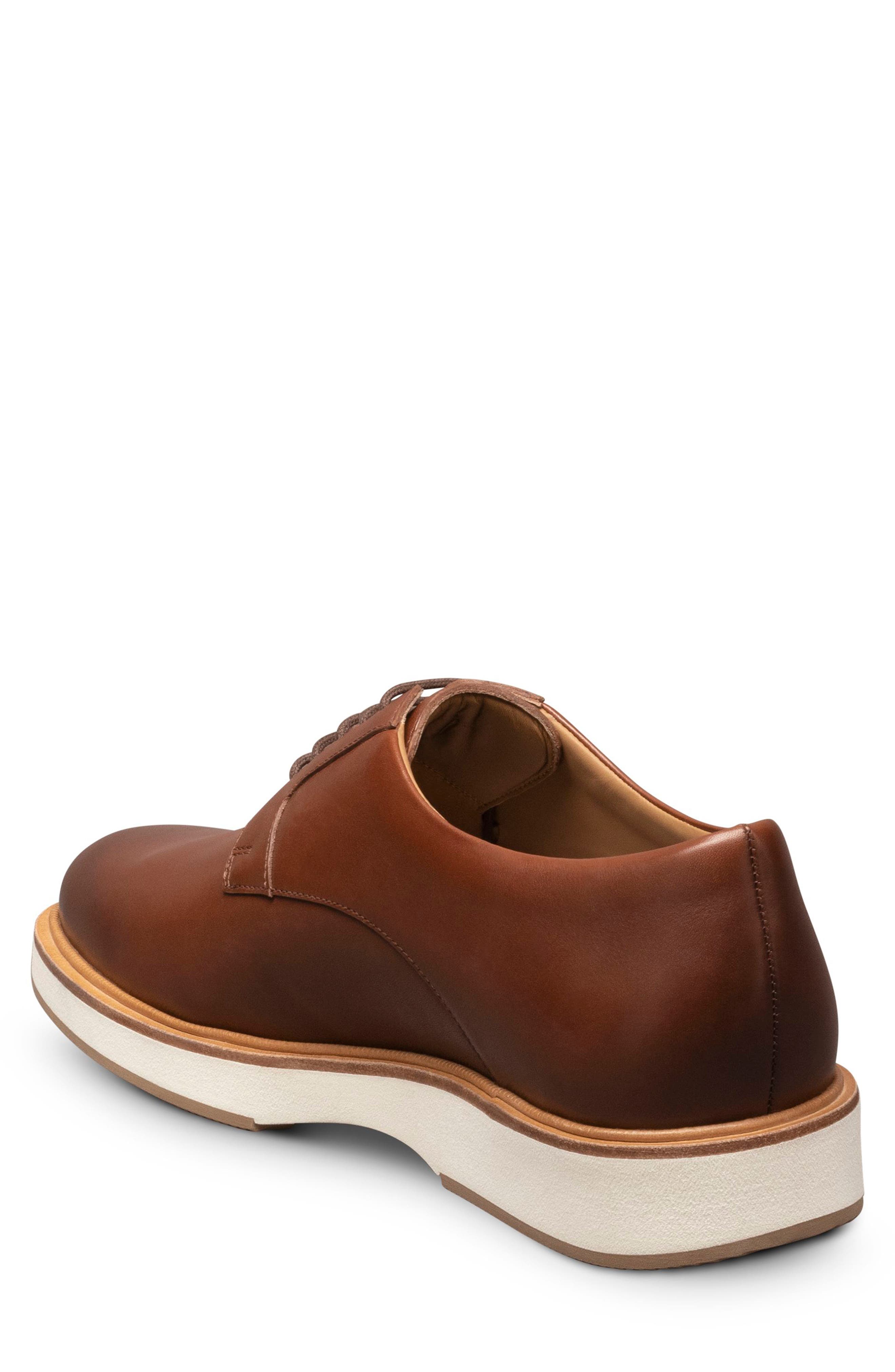 Allen Edmonds Benson Derby Sneaker, Alternate, color, Brown Chili