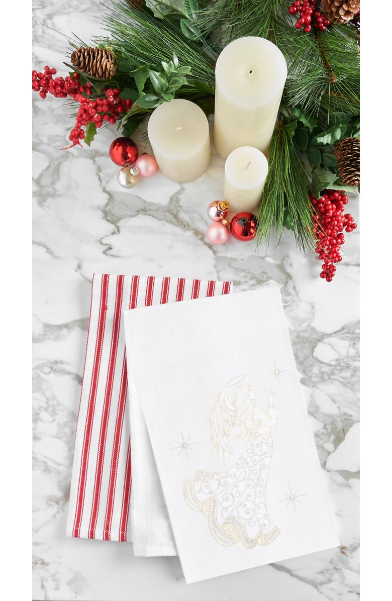 C&F Home Champagne Praying Angel Towel, Alternate, color, White