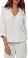 Michael Stars Kali Ruffle Neck Top