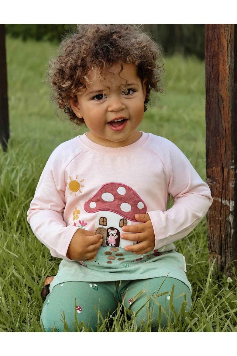 Toadstool Tee & Legging Set, Alternate, color, Sweet Pea