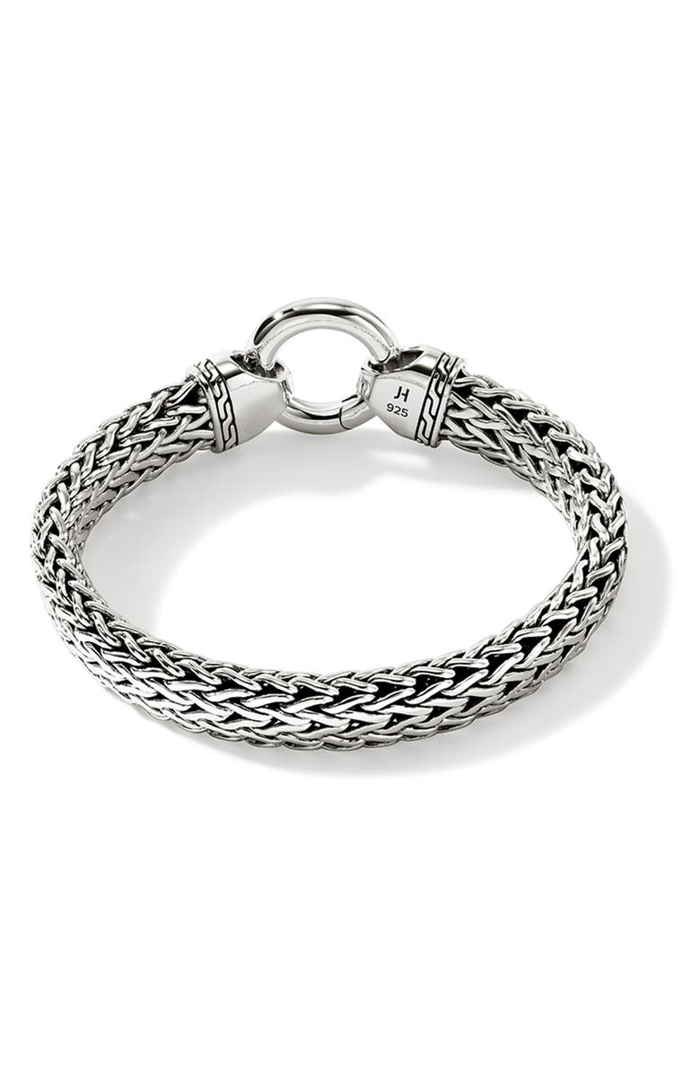 John Hardy Flat Chain Bracelet, Alternate, color, Silver
