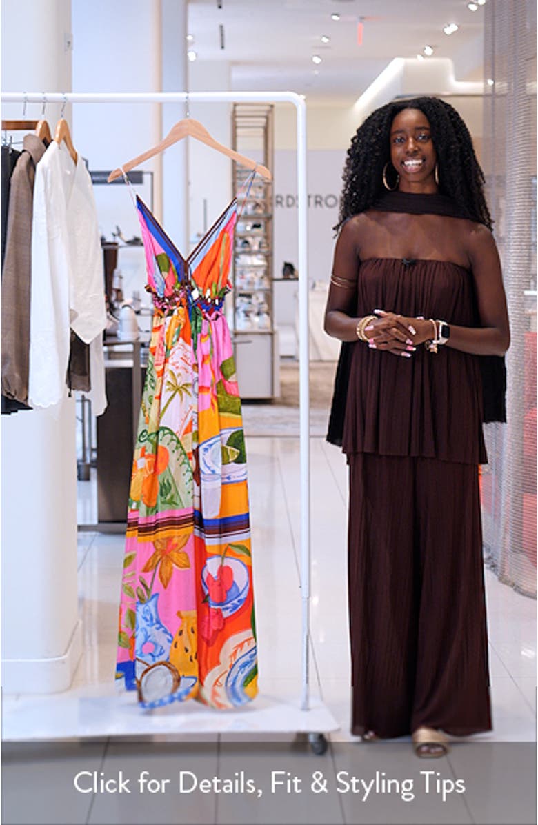 Summer Picnic Cutout Detail Dress, sales video thumbnail