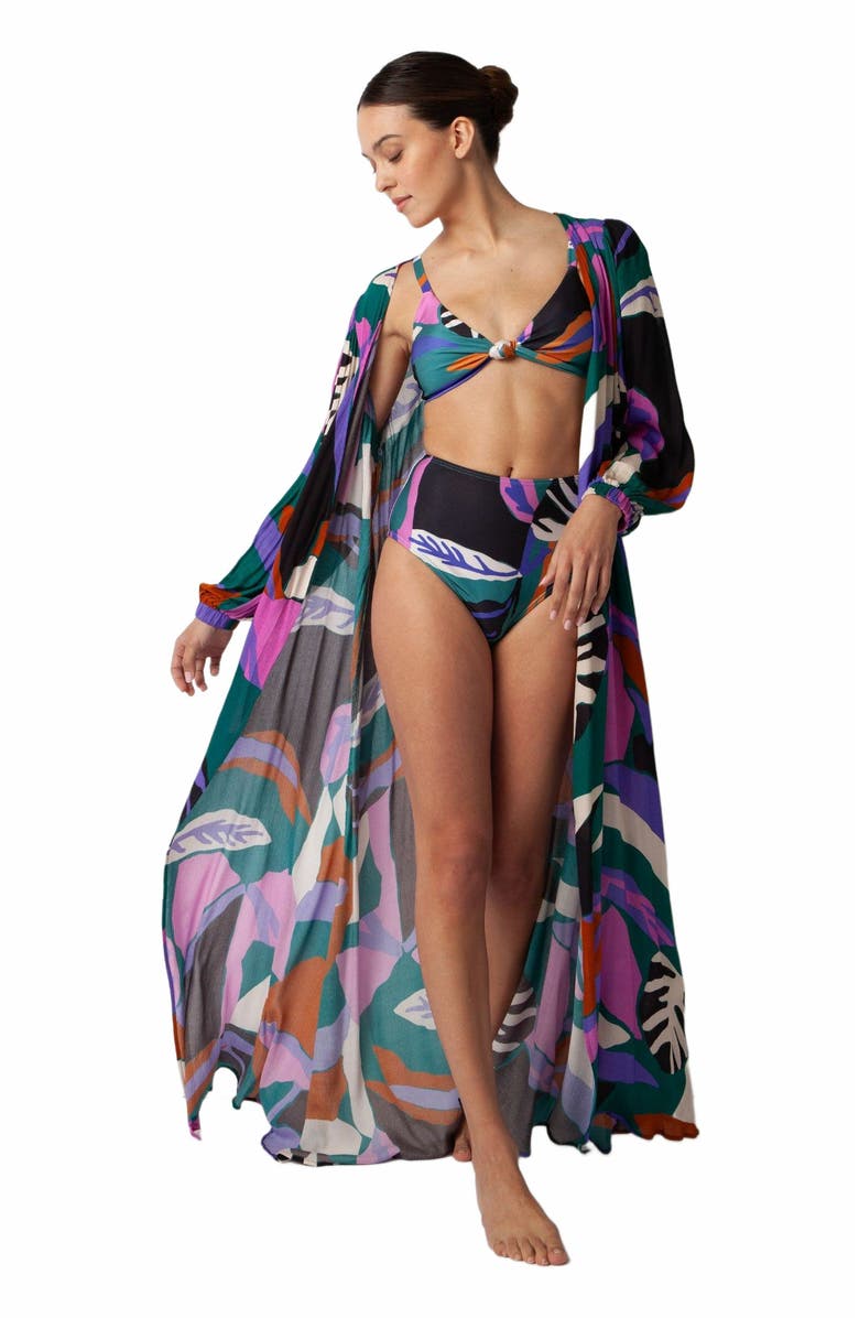 Villa Fresca Serena Cover Up, Alternate, color, 