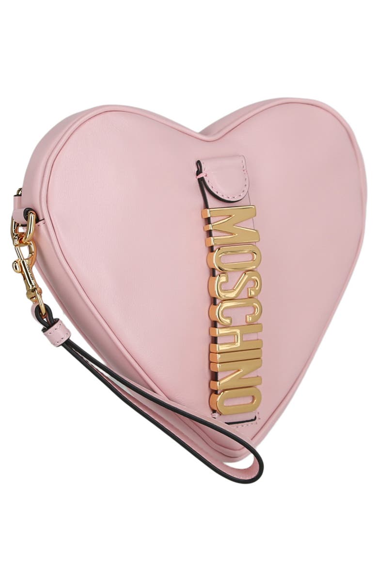 Moschino Logo Heart Wrislet, Alternate, color,