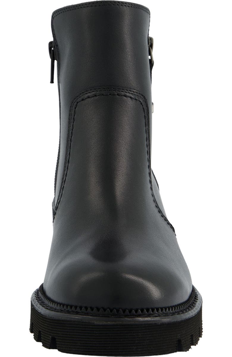 Paul Green Carina Block Heel Bootie, Alternate, color, Black Leather