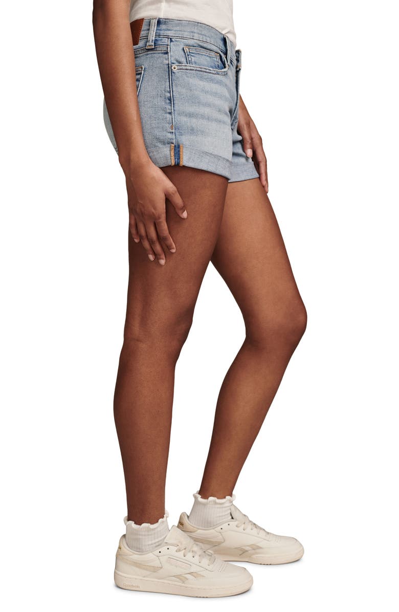 Lucky Brand Ava Cuffed Denim Shorts, Alternate, color, 
