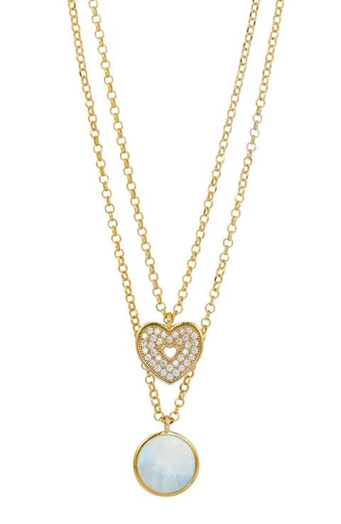 Layered Pendant Chain Necklace