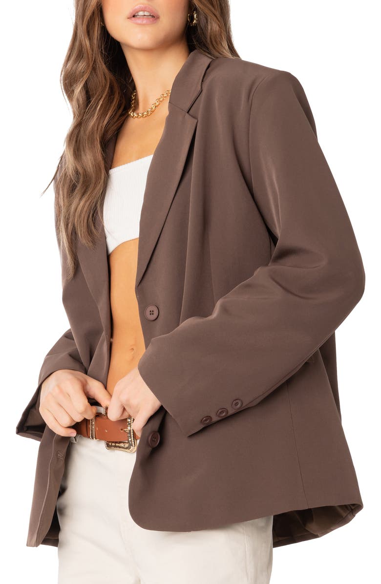 EDIKTED Hailey Oversize Blazer, Alternate, color, 