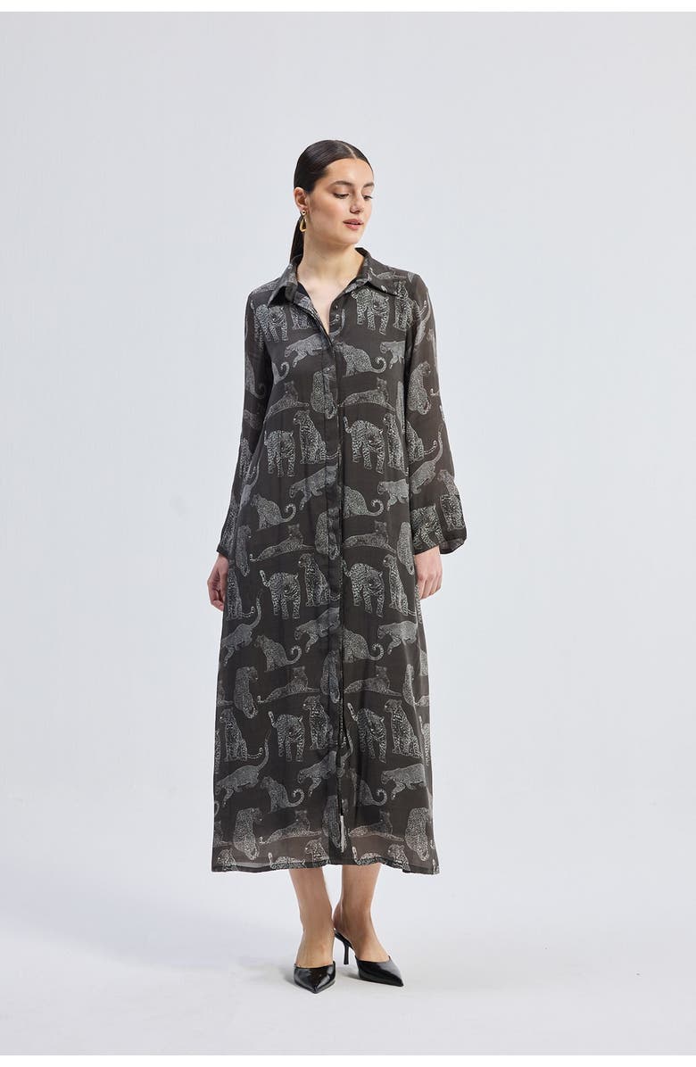 Reistor Relaxed-Fit Shirt Dress, Main, color, Black