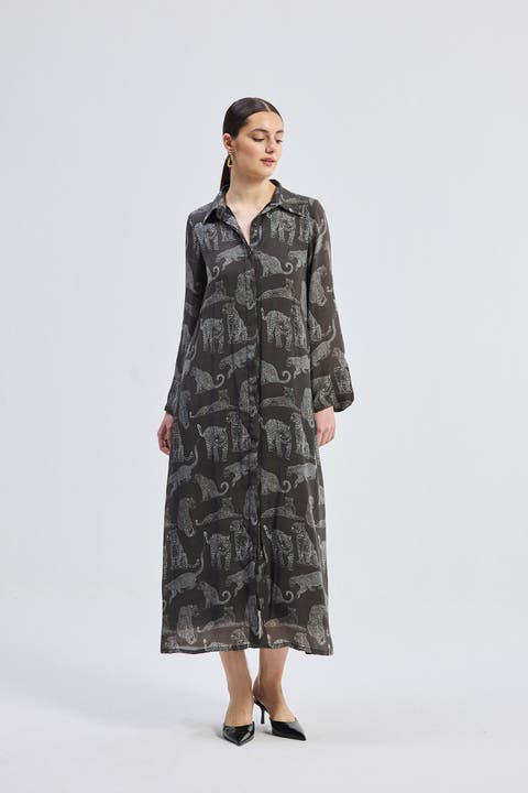Relaxed-Fit Shirt Dress