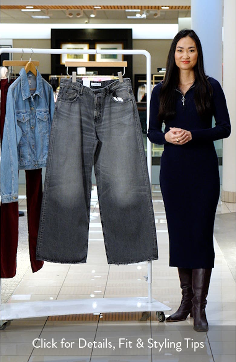 Elmont High Waist Superwide Leg Jeans, sales video thumbnail