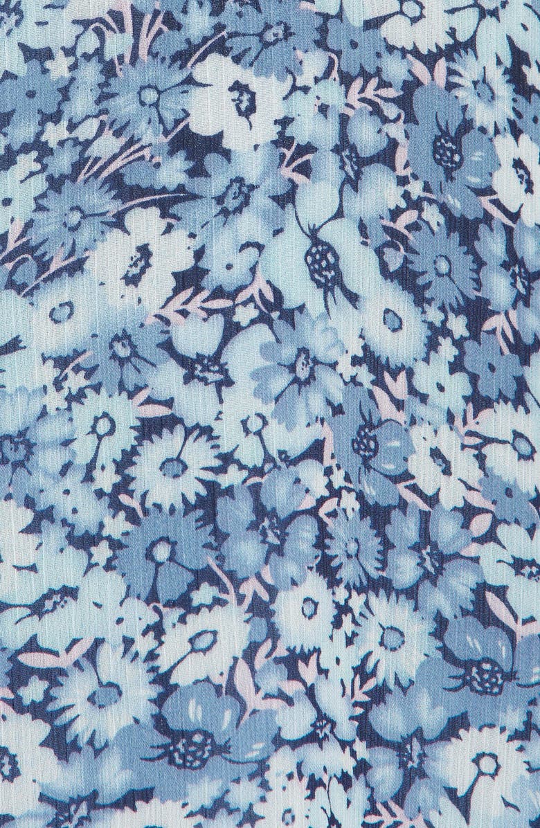 Vince Camuto Garden Floral Peasant Blouse, Alternate, color, 