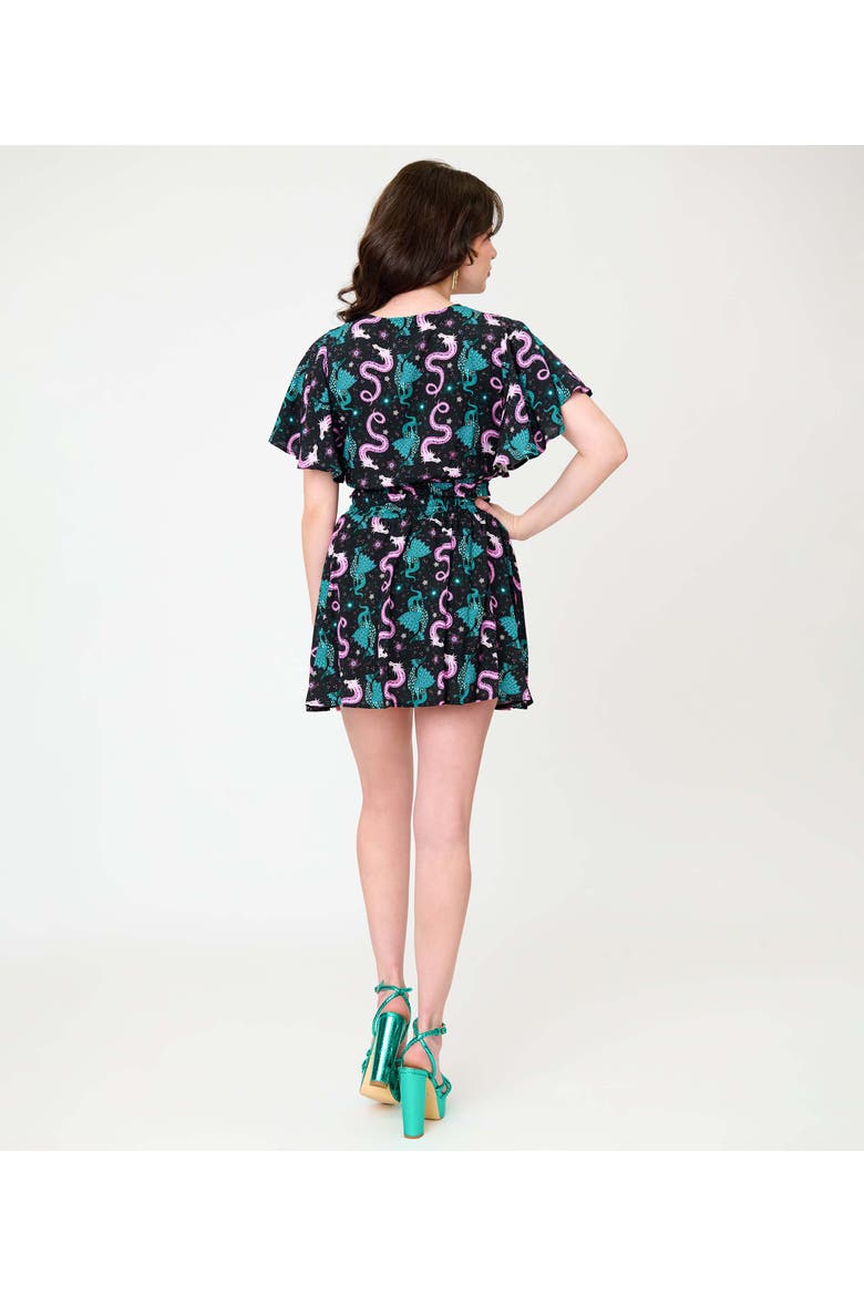Daryl Skort, Alternate, color, Black Dragon Print