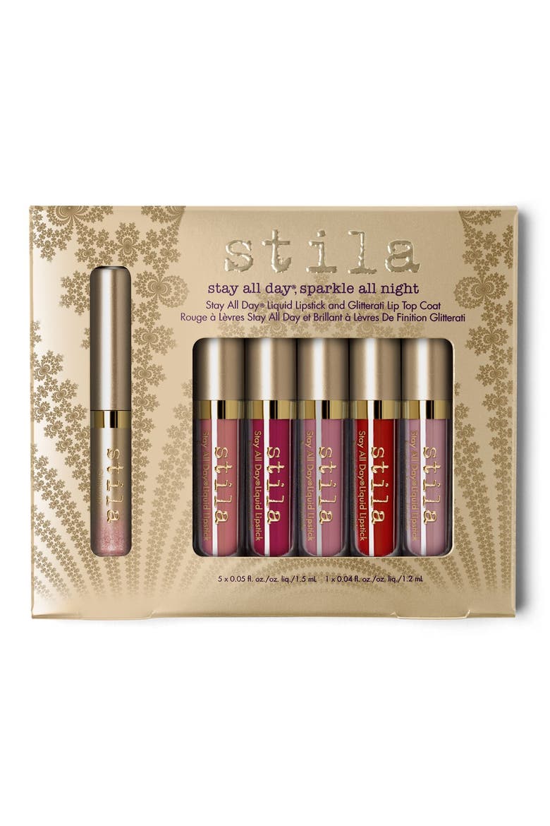 stay all day, sparkle all night lip set (Limited Edition), Main, color, NO COLOR