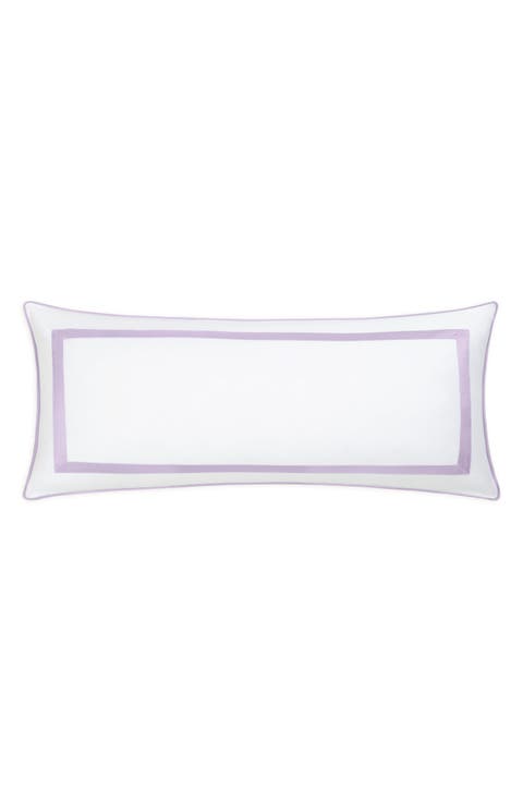 Louise Piqué Lumbar Pillow Cover