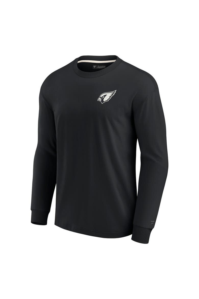 Unisex Fanatics Signature Black Arizona Cardinals Elements Super Soft Long Sleeve T-Shirt, Alternate, color, Black