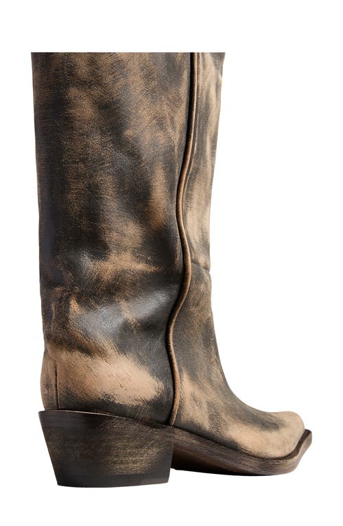 Khaite Clive Leather Boots In Black