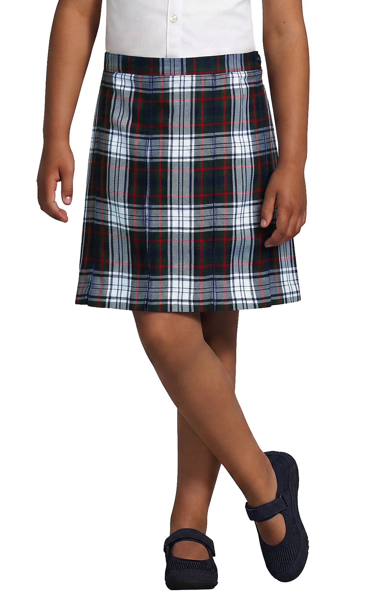 Evergreen/White Plaid