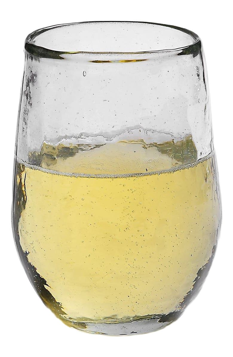 The Collective Home Pebbled Small Glasses - Set of 4, Main, color, Clear