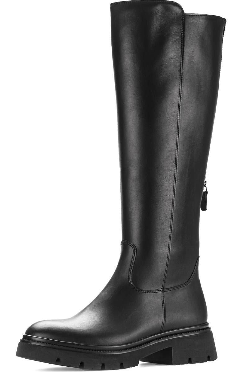Gabor 71.859 Knee High Boot, Main, color, Black