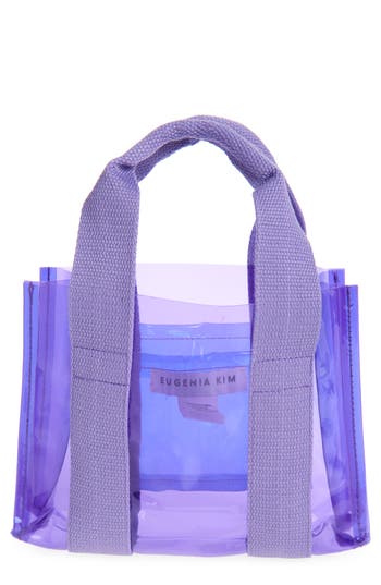 Eugenia Kim Toto Transparent Mini Tote Bag In Purple