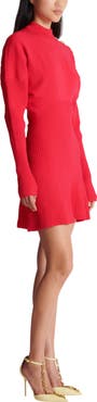 Balmain Flared knit short dress