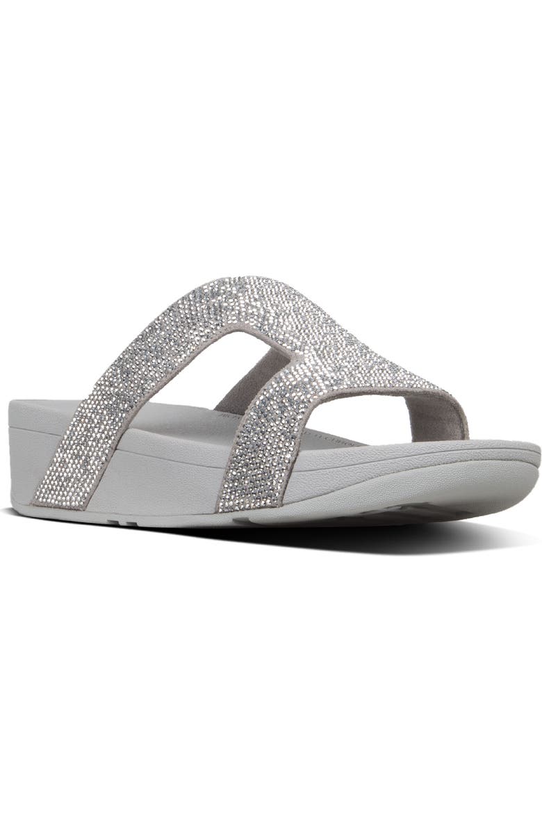 FitFlop Marli Slide Sandal, Main, color, Silver