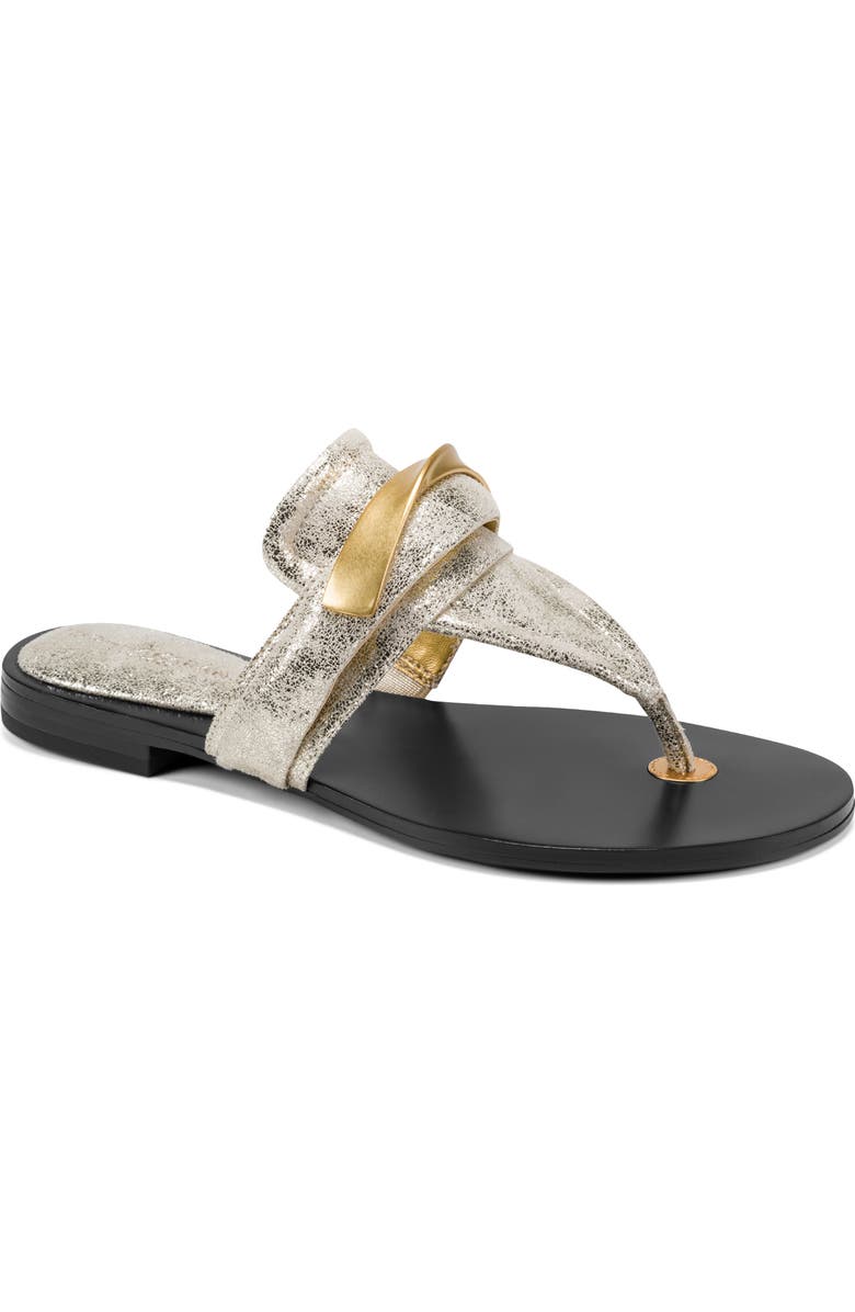 DKNY Velvet Flip Flop, Main, color,