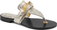 Donna Karan New York Velvet Flip Flop