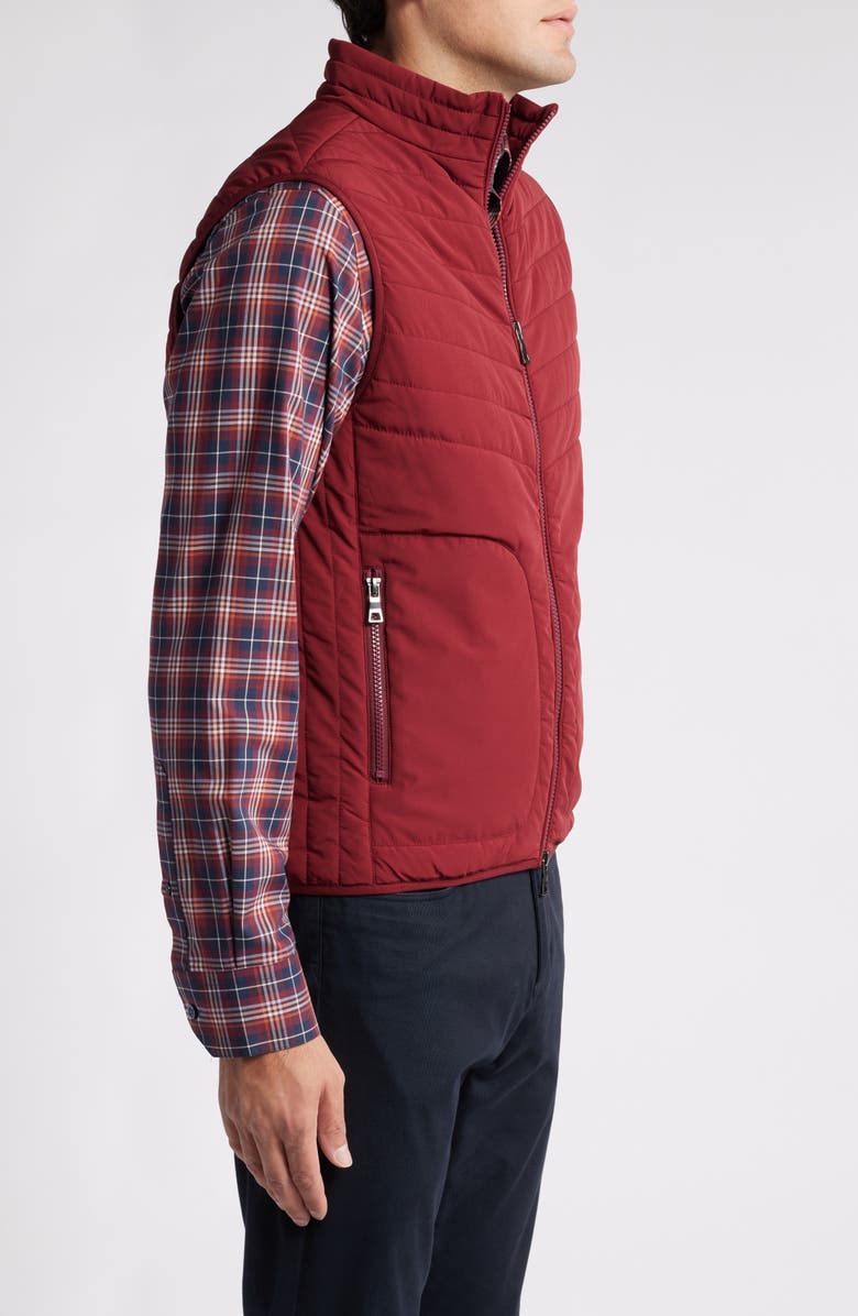 Scott Barber Water Resistant Stretch Nylon Puffer Vest, Alternate, color, 