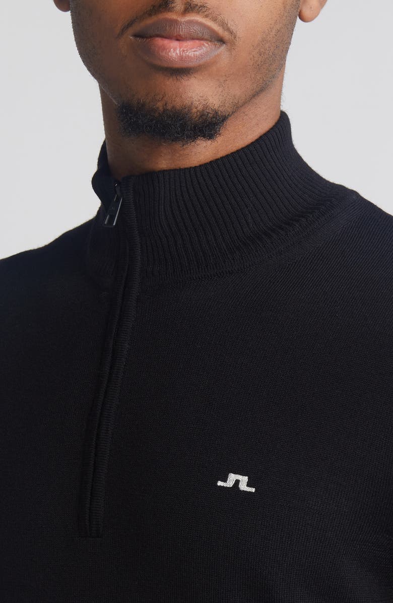J. Lindeberg Kian Quarter Zip Wool Sweater, Alternate, color,