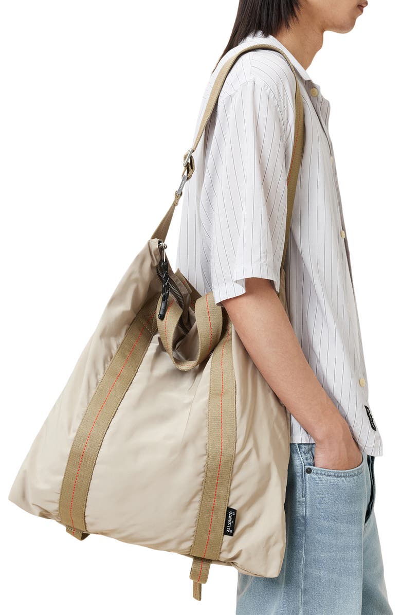 AllSaints Kei Rope Nylon Backpack, Alternate, color,