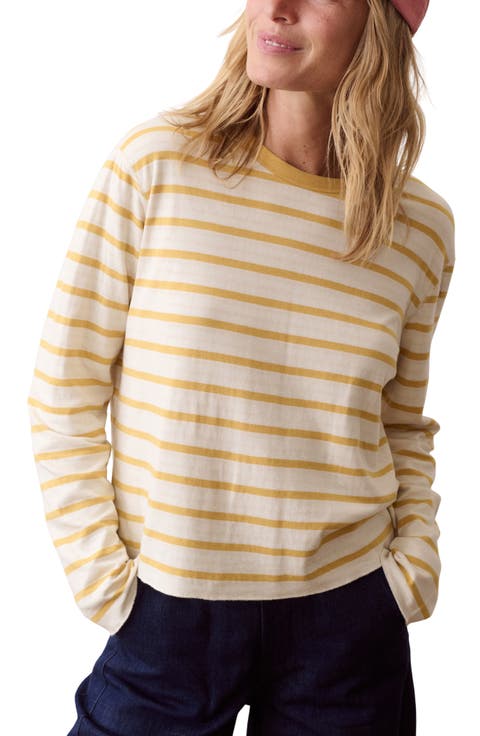 Juno Long Sleeve Stripe Top