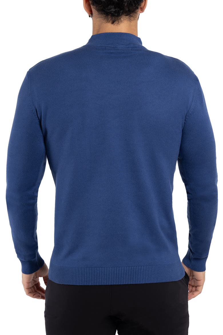 Core Mock Neck Knit Sweater, Alternate, color, INK BLUE