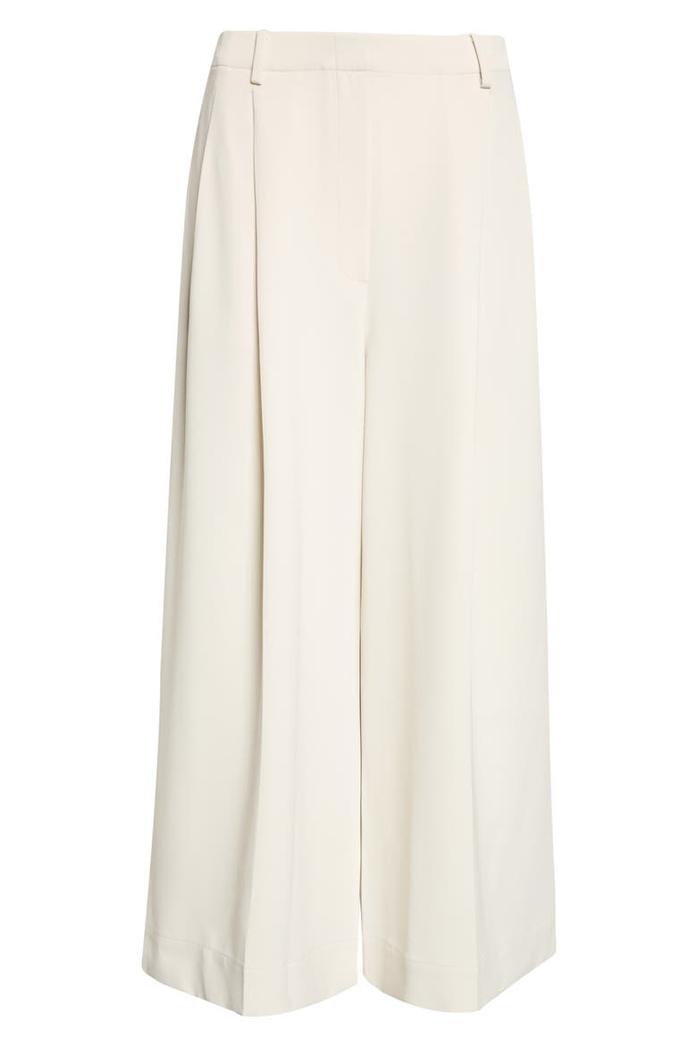 Arielle Crop Wide Leg Trousers, Alternate, color, MOON