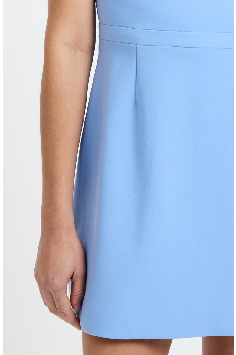 Whisper Square Neck Minidress, Alternate, color, BLUE HYDRANGEA