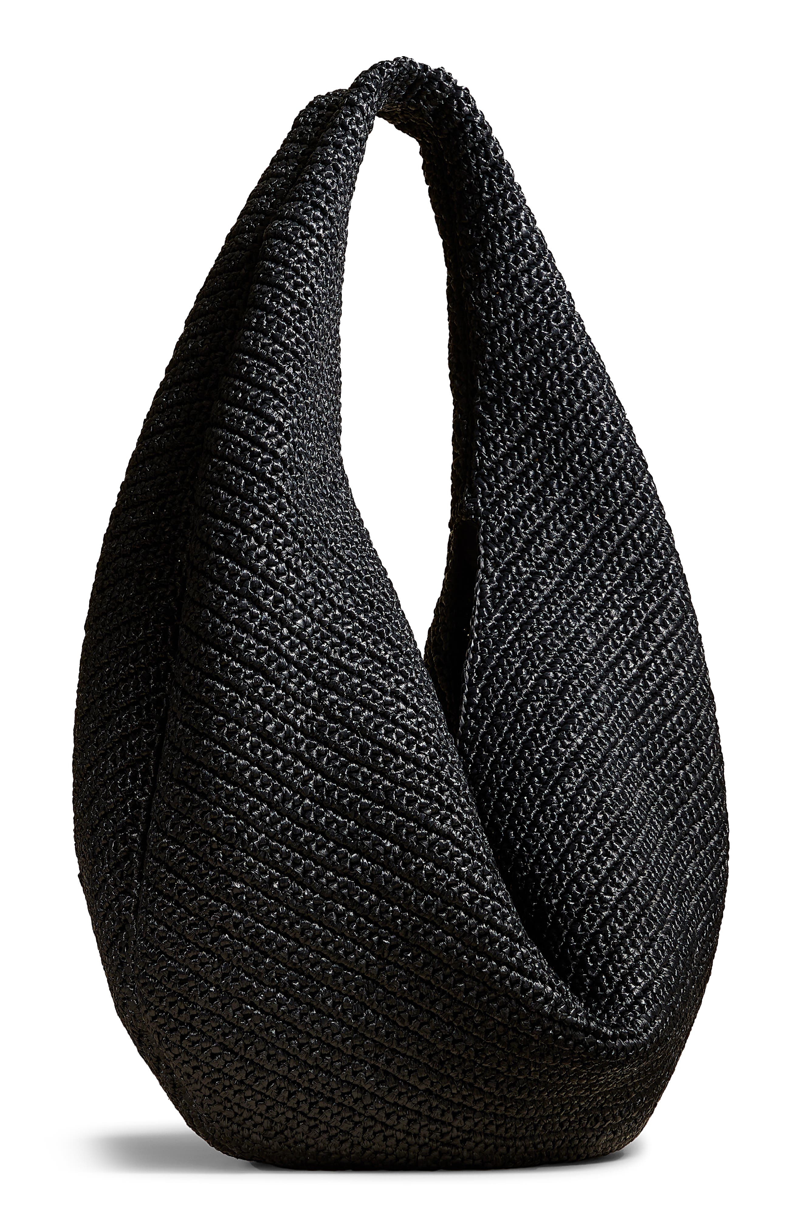 Khaite Large Olivia Woven Palm Hobo Bag, Alternate, color, 