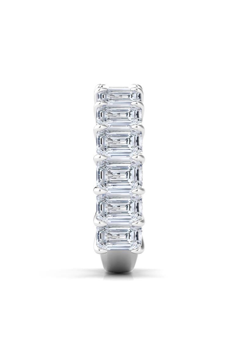 Emerald Cut Lab Created Diamond Eternity Ring, Alternate, color, WHITE GOLD