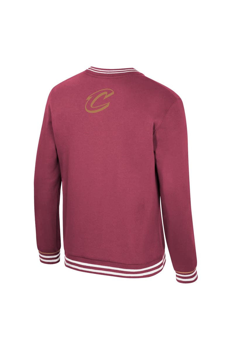 Stadium Essentials Unisex Stadium Essentials Wine Cleveland Cavaliers Half-Time 2 Pullover Sweatshirt, Alternate, color, Wine