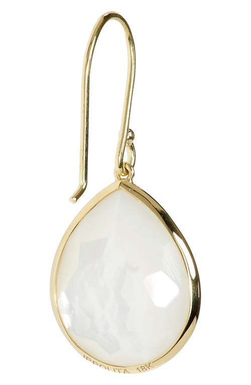 Ippolita Rock Candy Teardrop Earrings In White