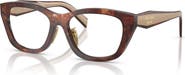 Prada 53mm Irregular optical glasses